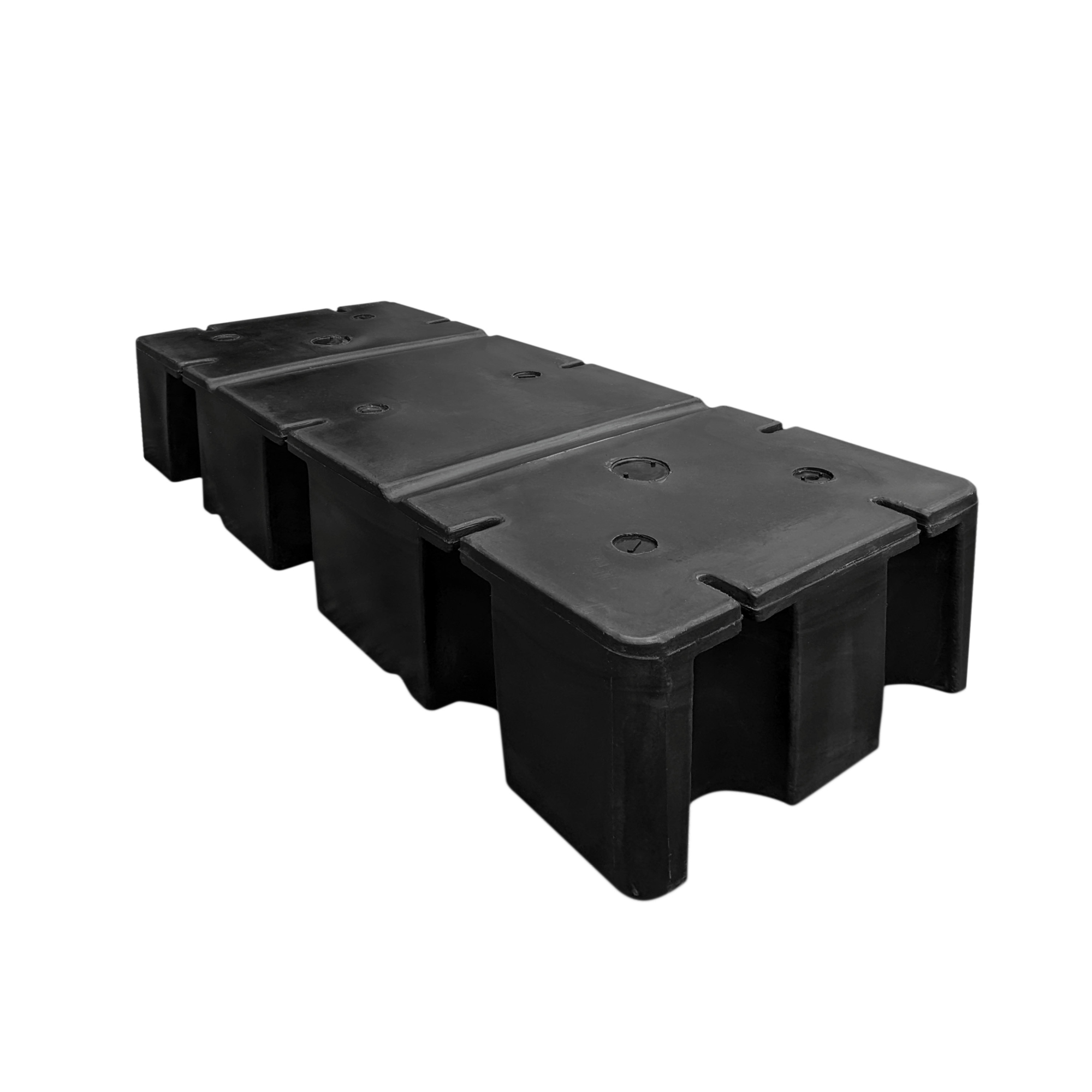 Multinautic by Eagle Floats Dock Float — 24in. x 60in. x 16in., 670 Lb. Buoyancy, Foam-Filled, 10 Mounting Slots, Model# 14122